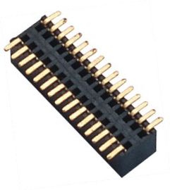 0.8mm 2*15P SMT WCON 전자공학을 위한 여성 우두머리 연결관 금 섬광