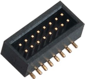 2* 8 Pin 금관 악기 금 섬광 SMT 상자 우두머리 연결관 1.0mm PA9T