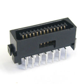 1.27mm 똑바로 26 Pin 스카시 연결관 PBT 30%GF UL94V-0 인광체 청동 금 Flash/Sn