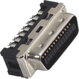 6321/6321M 50 핀 인청동 폴리에스테르와 1.27 밀리미터 scsi 연결기 센 타입 남자 짝짓기