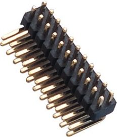 고열 플라스틱 복각 H=1.5 PA9T 검정 1.27 Mm Pin 우두머리 정각 UL94V-0