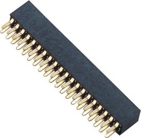1.27mm H=4.3 여성 우두머리 연결관 이중 부목 이중 줄 우두머리