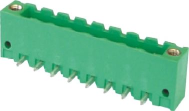 Pluggable 끝 기업을 위한 남성 8P 90° 끝 구획 연결관 5.08mm