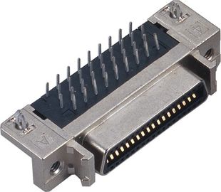 6320M과 결합하는 1.27 밀리미터 SCSI 연결기 여성 곧은 센 타입 68 핀 scsi 연결기