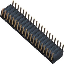 내화성 두 배 줄 여성 R/A PA9T 검정 1.27 Mm 피치 연결관 H=3.5 W=4.83 DIP=2.7
