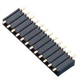 SMT 2.54mm 여성 우두머리 연결관 PA9T UL94V-0는 줄을 골라냅니다