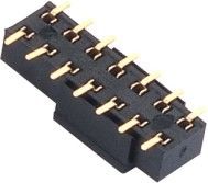 여성 우두머리 연결관 2.54 간격을 두는 두 배 줄 PCB 널 SMT ﹣ 40℃에 +105℃