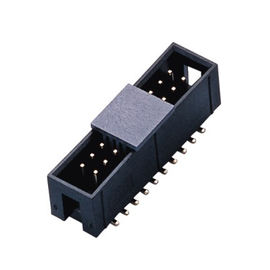 두 배 줄 SMT 2.54mm 피치 상자 우두머리 연결관 PCB 널 끝 연결관