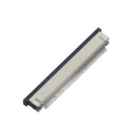 광택이 없는 스킨 LCP 94V-0 WCON 단일 열 핀헤더 FPC 0.5 피치 직각 SMT 업