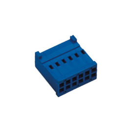 2.54 Pcb 연결관 T 유형 PBT 파랑에 겹켜 플라스틱 철사