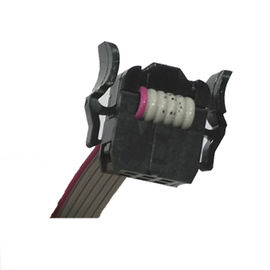 WCON 2.54 밀리미터 IDC 6P는 SR PBT 검 Sel.1U " Au / Ni ROHS와 헤더에 걸쇠를 겁니다