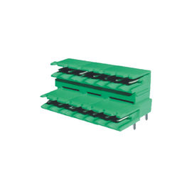 Pluggable 끝 구획 연결관 남성 3개의 층 녹색 5.08 Mm PA66