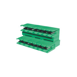 Pluggable 끝 구획 연결관 남성 3개의 층 녹색 5.08 Mm PA66