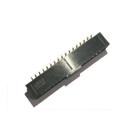 모자 금 섬광을 가진 34P 2.54mm 피치 상자 우두머리 연결관 SMT 유형 PA9T