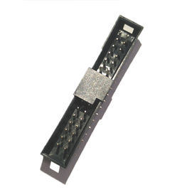 모자 금 섬광을 가진 34P 2.54mm 피치 상자 우두머리 연결관 SMT 유형 PA9T