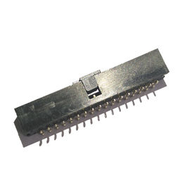 모자 금 섬광을 가진 34P 2.54mm 피치 상자 우두머리 연결관 SMT 유형 PA9T