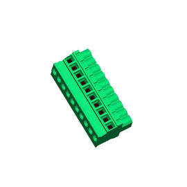 귀 12P 5.08 Pluggable 끝 구획 연결관 PA66 녹색 광택이 없는 주석 35PCS/Tary ROHS로