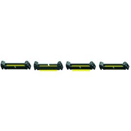 40P PA9T 검정 UL94V-0 래치 우두머리 1.27mm 이젝터 우두머리 정각 간결 관 패킹