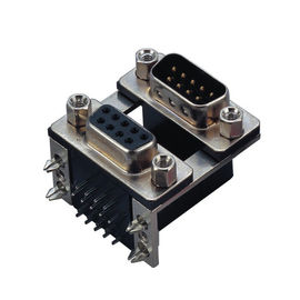 포크 정각 이중 줄 D 잠수함 연결관 PBT 검정 15 Pin wcon ROHS를 가진 D 타입 2 부속