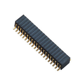 인광체 청동 1.27mm 2x20 여성 우두머리 이중 옆 삽입 90°DIP H=3.45 ROHS