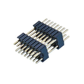 PCB 널 남성 1.27*2.54mm Pin 우두머리 연결관 이중 줄 두 배 플라스틱 SMT PA9T 고급장교 H=2.54