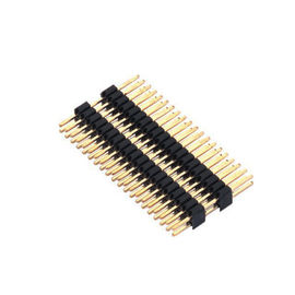 고열 플라스틱 복각 H=1.5 PA9T 검정 1.27 Mm Pin 우두머리 정각 UL94V-0