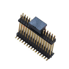 고열 플라스틱 복각 H=1.5 PA9T 검정 1.27 Mm Pin 우두머리 정각 UL94V-0