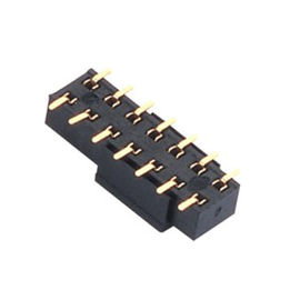 SMT 2.54mm 여성 우두머리 연결관 PA9T UL94V-0는 줄을 골라냅니다