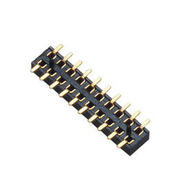 1.27mm 다른 포스트 및 금속을 가진 이중 줄 180° SMT Pin 우두머리 연결관 여성