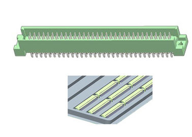 유럽 연결관 똑바른 복각 PBT 회색 Pcb 남성 96Pin 소음 41612 2.54mm ROHS